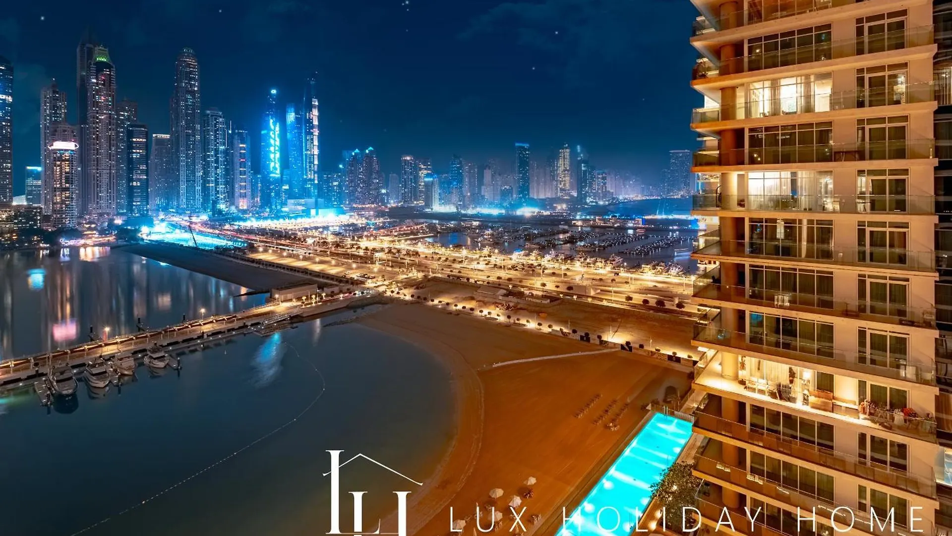 Appartement Lux The Marina Vista Beachfront Suite 4 Dubai