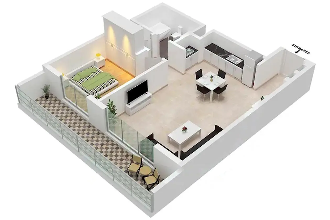Lux The Marina Vista Beachfront Suite 4 Dubai